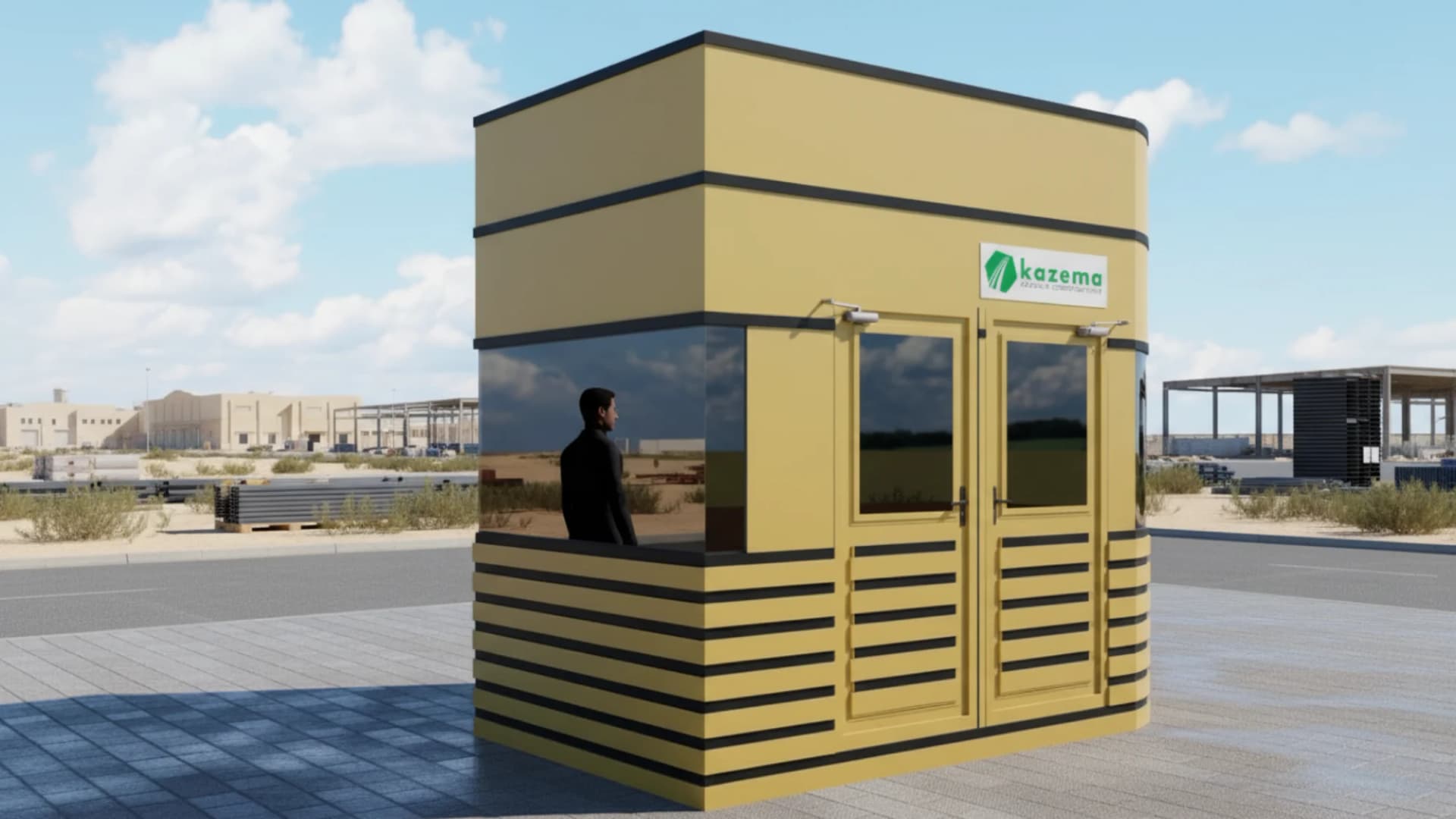 Security Cabins with Toilets